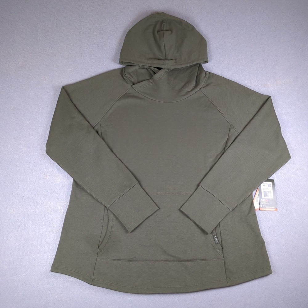 5.11 Tactical Donna Hoodie Womens Extra Large Ranger Green Pullover Thumb Holes